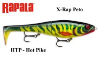 Vobleris Rapala X-Rap Peto HTP - Hot Pike